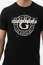 GUESS-Ανδρικό t-shirt GUESS DOUBLE G CN μαύρο