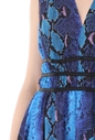 GUESS-Γυναικείο mini φόρεμα GUESS GINNY DRESS μπλε