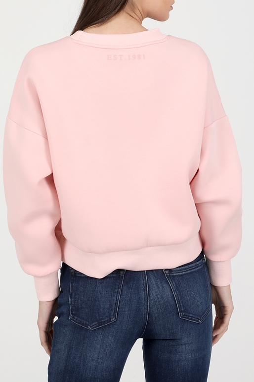 GUESS-Γυναικεία φούτερ μπλούζα GUESS CORINA ροζ
