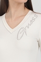 GUESS-Γυναικεία πλεκτή μπλούζα GUESS EDITH VN εκρού