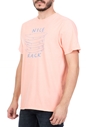 HURLEY-Ανδρική κοντομάνικη μπλούζα HURLEY NICE RACK ροζ