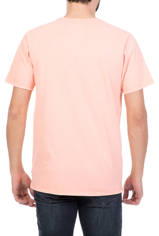 HURLEY-Ανδρική κοντομάνικη μπλούζα HURLEY NICE RACK ροζ