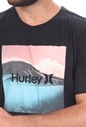 HURLEY-Ανδρικό t-shirt HURLEY M EVD WSH BALI μαύρο