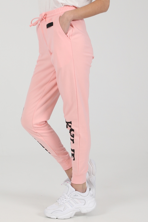 KENDALL+KYLIE-Γυναικείο παντελόνι φόρμας KENDALL+KYLIE R JOGGER ροζ