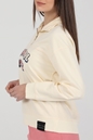 KENDALL+KYLIE-Γυναικεία φούτερ μπλούζα KENDALL+KYLIE R GRAPHIC QUARTER ZIP PULL κίτρινη