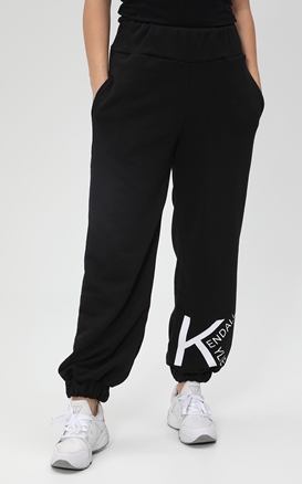 KENDALL + KYLIE-Γυναικεία φόρμα KENDALL + KYLIE ACTIVE BOTTOM μαύρη