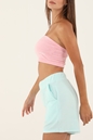 KENDALL+KYLIE-Γυναικείο strapless top μπουστάκι KENDALL+KYLIE KKW.2S1.016.011 BEACH BANDEAU ροζ