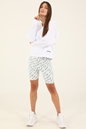 KENDALL+KYLIE-Γυναικεία φούτερ μπλούζα KENDALL+KYLIE BEACH HOODY KKW.2S1.016.012 λευκή