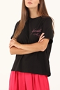 KENDALL+KYLIE-Γυναικείο t-shirt KENDALL+KYLIE KKW.2S1.016.024 DESTROYED μαύρο