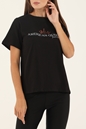 KENDALL+KYLIE-Γυναικεία μπλούζα KENDALL+KYLIE W QUEEN LOGO SQUARE μαύρη
