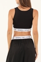 KENDALL+KYLIE-Γυναικείο μπουστάκι KENDALL+KYLIE KKW.2S1.016.069 WAIST LOGO BOUSTIER μαύρο