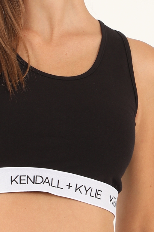 KENDALL+KYLIE-Γυναικείο μπουστάκι KENDALL+KYLIE KKW.2S1.016.069 WAIST LOGO BOUSTIER μαύρο
