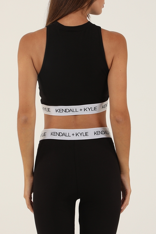 KENDALL+KYLIE-Γυναικείο μπουστάκι KENDALL+KYLIE KKW.2S1.016.072 WAIST LOGO TANK ημίλευκο
