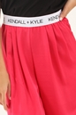KENDALL+KYLIE-Γυναικεία παντελόνα KENDALL+KYLIE KKW.2S1.020.022 K&K W PJ SATIN φούξια