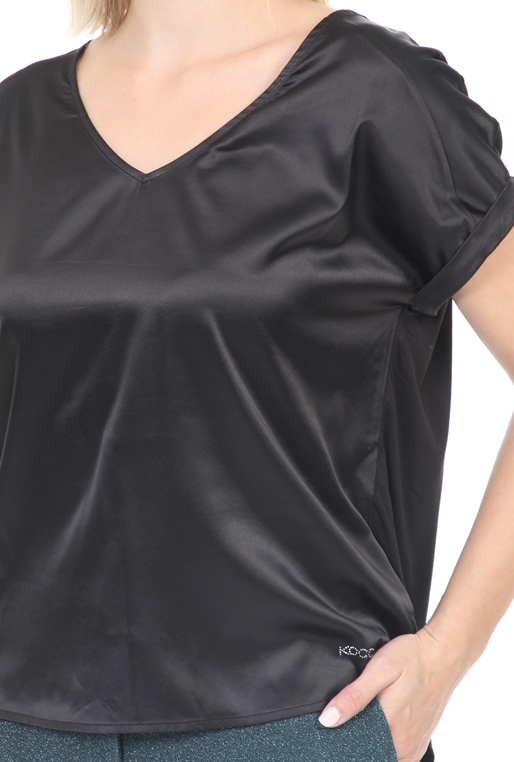 KOCCA-Γυναικεία μπλούζα KOCCA BLANES μαύρη