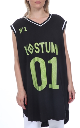 KOSTUMN1-Γυναικεία μπλούζα KOSTUMN1 μαύρη πράσινη