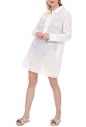 LA DOLLS-Γυναικείο mini φόρεμα LA DOLLS BELLA λευκό