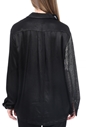 LA DOLLS-Γυναικείο πουκάμισο LA DOLLS DALLAS μαύρο