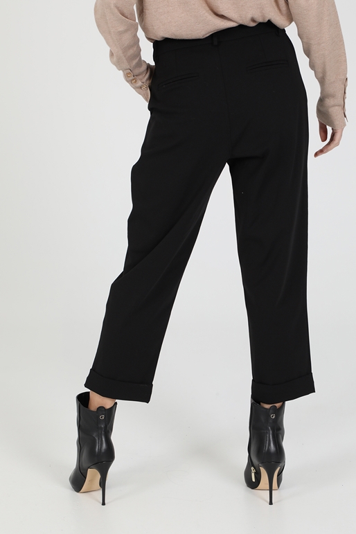 LA DOLLS-Γυναικείο cropped παντελόνι LA DOLLS ENERGY μαύρο