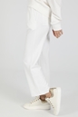 LA DOLLS-Γυναικείο παντελόνι LA DOLLS COSY λευκό