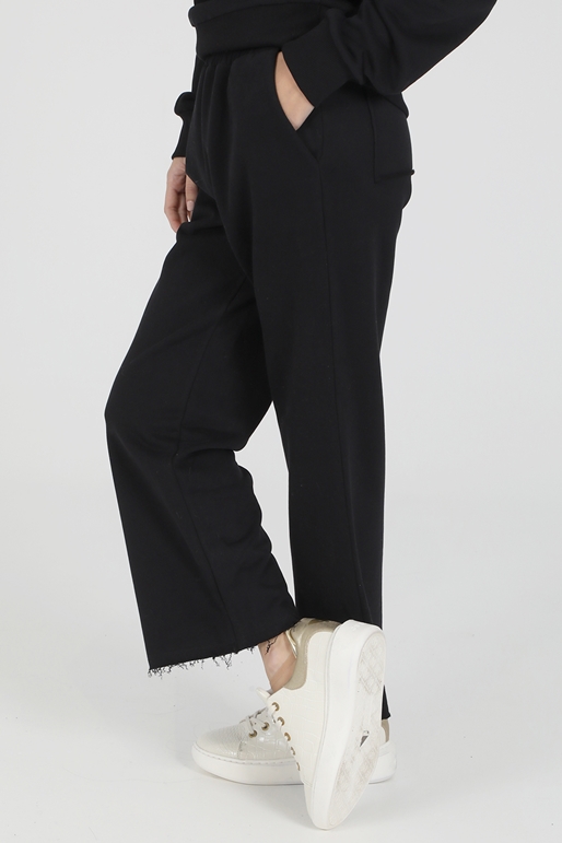 LA DOLLS-Γυναικείο παντελόνι LA DOLLS COSY μαύρο