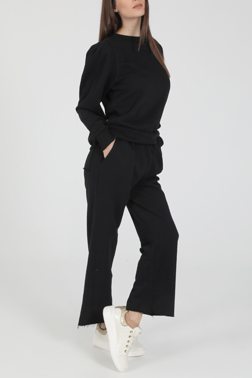 LA DOLLS-Γυναικείο παντελόνι LA DOLLS COSY μαύρο