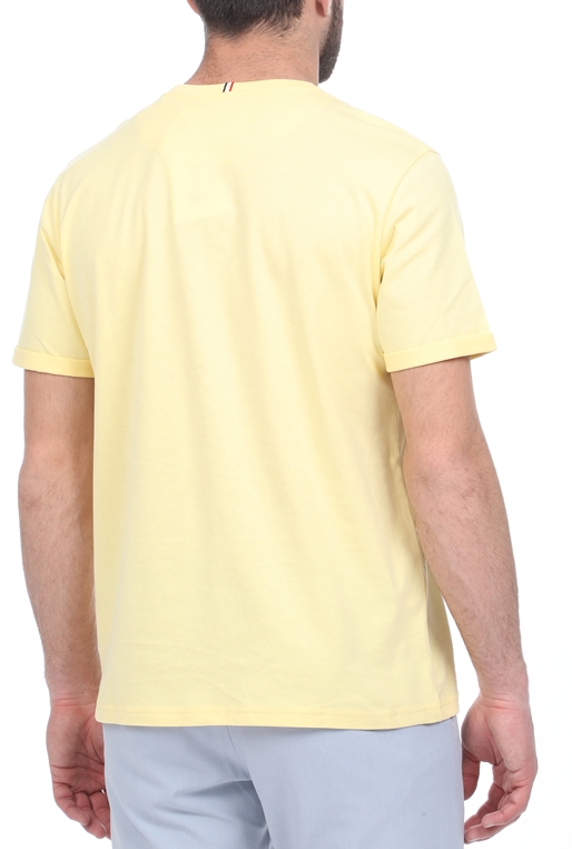 LES DEUX-Ανδρικό t-shirt LES DEUX Lens κίτρινο
