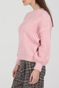 LILI SIDONIO-Γυναικεία μπλούζα LILI SIDONIO YOUNG LADIES KNITTED SWEATER ροζ