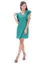 MOLLY BRACKEN-Γυναικείο mini φόρεμα MOLLY BRACKEN πράσινο