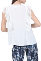 MOLLY BRACKEN-Γυναικεία μπλούζα MOLLY BRACKEN WOVEN λευκό