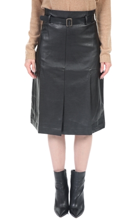 MOLLY BRACKEN-Γυναικεία midi φούστα MOLLY BRACKEN μαύρη