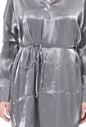 MOLLY BRACKEN-Γυναικείο mini φόρεμα MOLLY BRACKEN γκρι