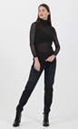 MOLLY BRACKEN-Γυναικεία μπλούζα MOLLY BRACKEN KNITTED HIGH NECK UNDER μαύρη