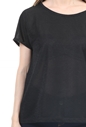 MOS MOSH-Γυναικεία κοντομάνικη μπλούζα MOS MOSH  Kay Tee μαύρο