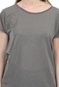 MOS MOSH-Γυναικεία κοντομάνικη μπλούζα MOS MOSH Kay Tee γκρί-ασημί