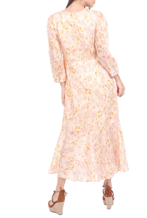 MOS MOSH-Γυναικείο maxi φόρεμα MOS MOSH Saku 3/4 Chintz ροζ