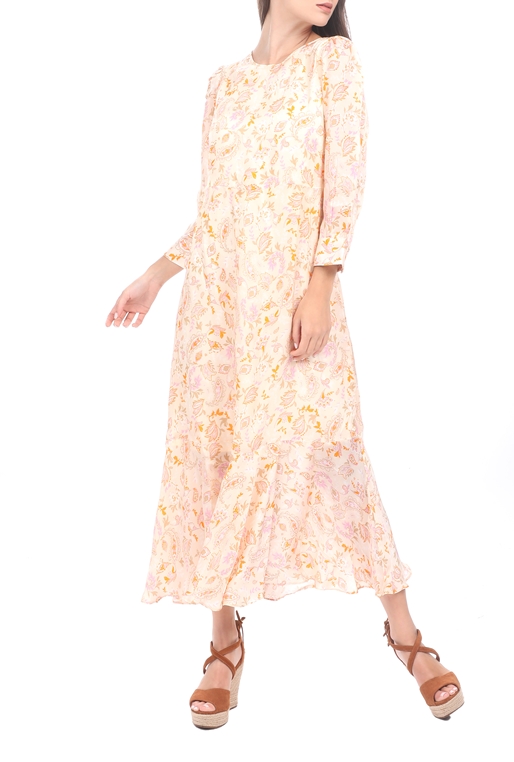 MOS MOSH-Γυναικείο maxi φόρεμα MOS MOSH Saku 3/4 Chintz ροζ