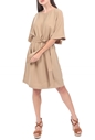 MOS MOSH-Γυναικείo mini φόρεμα MOS MOSH Rikas Leia εκρού
