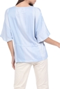 MOS MOSH-Γυναικεία μπλούζα MOS MOSH Rikas Island μπλε λευκή