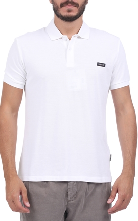 NAPAPIJRI-Ανδρική μπλούζα polo NAPAPIJRI TALY λευκή