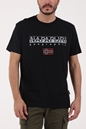 NAPAPIJRI-Ανδρικό t-shirt NAPAPIJRI NP0A4GDQ0411 S-AYAS μαύρο