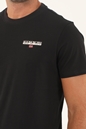 NAPAPIJRI-Ανδρικό t-shirt NAPAPIJRI ICE μαύρο
