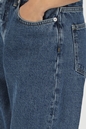 NA-KD-Γυναικείο jean παντελόνι NA-KD FOLDED HEM DENIM μπλε