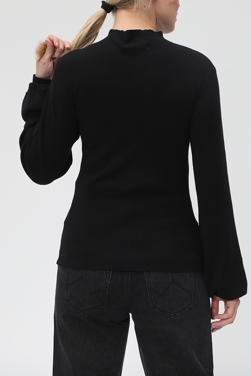 NA-KD-Γυναικεία πλεκτή μπλούζα NA-KD μαύρη