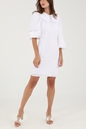 NA-KD-Γυναικείο φόρεμα NA-KD BALLOON SLEEVE MINI λευκό