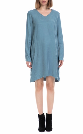 NUMPH-Γυναικείο mini φόρεμα NUMPH μπλε