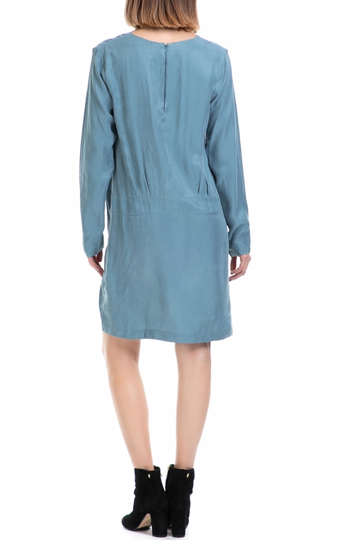 NUMPH-Γυναικείο mini φόρεμα NUMPH μπλε      