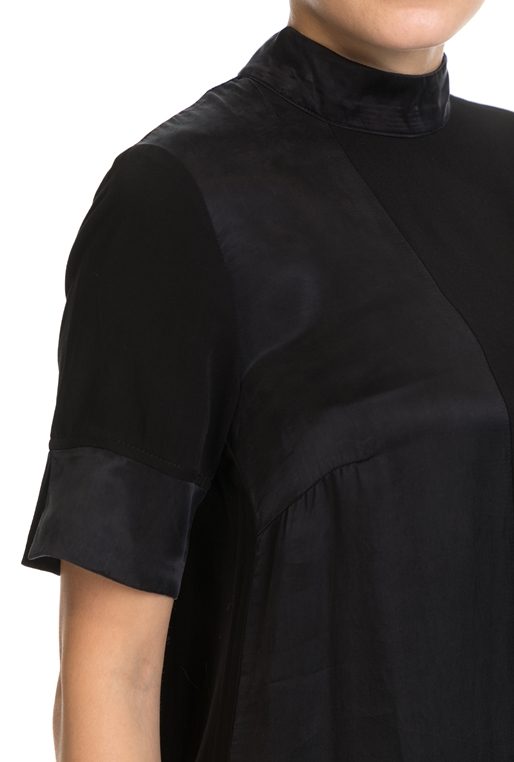 NUMPH-Γυναικείο mini φόρεμα NUMPH μαύρο  
