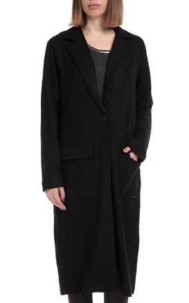 NUMPH-Γυναικείο παλτό NUMPH μαύρο