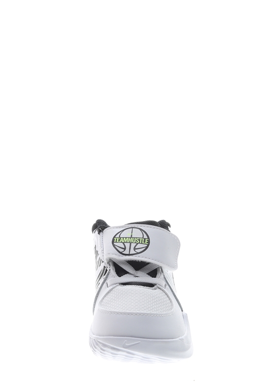 NIKE-Βρεφικά αθλητικά παπούτσια NIKE TEAM HUSTLE D 9 (TD) λευκά μαύρα